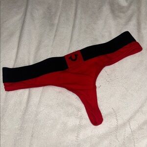 RESERVED: Package for @janek93 
True Religion Red Brief Thong